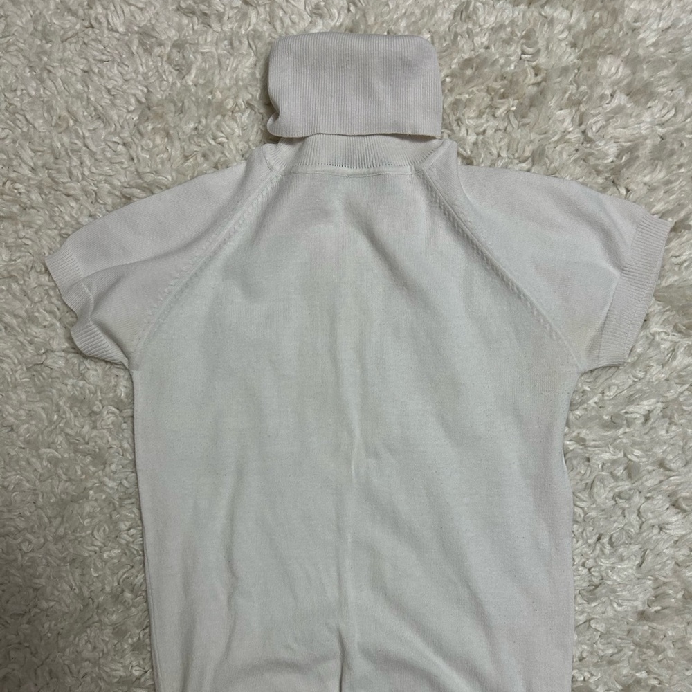 Zara white turtle neck